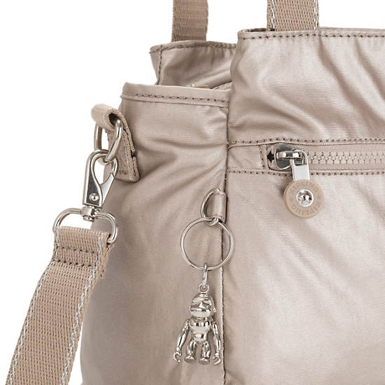 Kipling Elysia Metallic Skuldertasker Beige | DK 1405VR